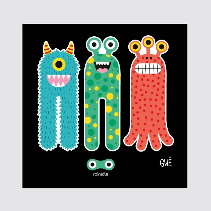 Rainette Stickers Autocollants Décoratifs Casque Monstre 4 Rainette Stickers Autocollants Décoratifs Casque Monstre – Image 2