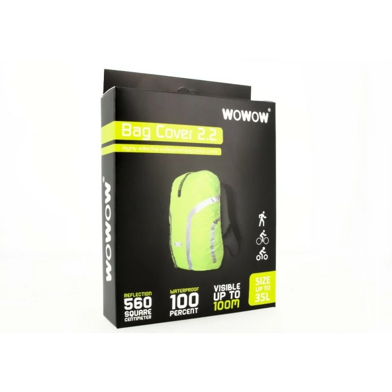 WOWOW Couvre Sac à Dos Imperméable Jaune Fluo 5 WOWOW Couvre Sac à Dos Imperméable Jaune Fluo – Image 3