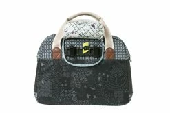 Sacoche Arrière Basil Boheme Noir 18l -Casques vélo Soldes Magasin basil boheme carry all bag 18 liter charcoal 3