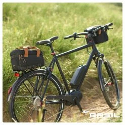 Sacoche Basil Miles Trunkbag Pour Porte Bagage -Casques vélo Soldes Magasin basil miles trunkbag 7 liter black grey 4