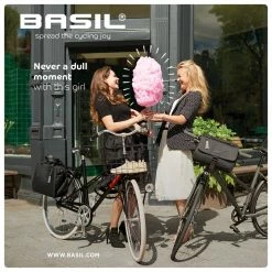 Sacoche De Guidon Basil City Imperméable -Casques vélo Soldes Magasin basil noir city handlebar bag 6 liter black 2