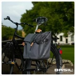 Sacoche Arrière Imperméable Basil 20 L 10 Sacoche Arrière Imperméable Basil 20 L -Casques vélo Soldes Magasin basil urban dry business fietstas 20 liter dark gr 3