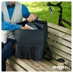 Sacoche Arrière Imperméable Basil 20 L 11 Sacoche Arrière Imperméable Basil 20 L -Casques vélo Soldes Magasin basil urban dry business fietstas 20 liter dark gr 4