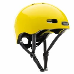 #143 Casque Nutcase Street MIPS (coloris Unis) -Casques vélo Soldes Magasin casque velo colore jaune nutcase street sun day