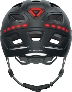 Casque Vélo Abus Hyban 2.0 LED (4 Couleurs) -Casques vélo Soldes Magasin casque velo lumiere integree led abus hyban 2 0