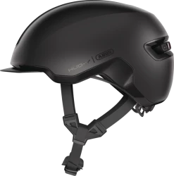Abus Casque à Visière Design Et Réglable Hud Y (5 Modèles) -Casques vélo Soldes Magasin casque velo urbain abus hud y noir velvet