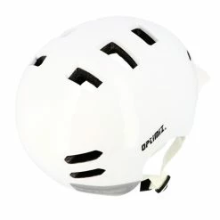 Casque Clignotant Direction Optimiz 0370 -Casques vélo Soldes Magasin casque velo urbain blanc optimiz