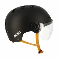 Optimiz Casque Cycliste Urbain Avec Visière (3 Couleurs) -Casques vélo Soldes Magasin casque velo urbain homme visiere retractable optimiz