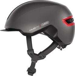 Abus Casque à Visière Design Et Réglable Hud Y (5 Modèles) -Casques vélo Soldes Magasin casque velo visiere homme abus hud y titan side