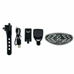 CoolRide Clignotant Vélo / Trottinette -Casques vélo Soldes Magasin clignotant velo avec fixation multi usages rechargeable usb 2