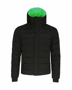 Veste Doudoune Urban Circus JONGLEUR -Casques vélo Soldes Magasin doudoune reflechissante velo jongleur verte ghost cote noir face fond blanc urban circus 2048x v2