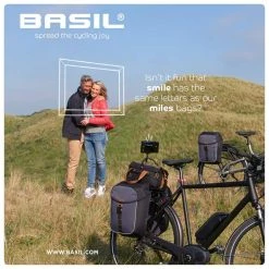 Sacoche Vélo Convertible Sac à Dos BASIL -Casques vélo Soldes Magasin gamme sacoche velo basil