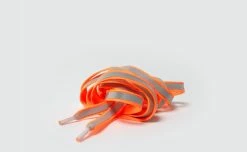 Rainette Lacets Réfléchissants Oranges -Casques vélo Soldes Magasin lacets colores reflechissants visible obscurite visibilite securite orange matiere 900x