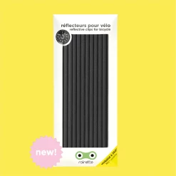 Rainette Réflecteurs Rayons Pour Vélo 15cm 9 Rainette Réflecteurs Rayons Pour Vélo 15cm -Casques vélo Soldes Magasin long reflecteurs visibilite roue velo noir rainette
