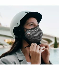 Masque Anti-pollution Frogmask Noir -Casques vélo Soldes Magasin masque antipollution frogmask ffp2 12