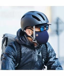 Masque Anti-pollution Frogmask Bleu -Casques vélo Soldes Magasin masque antipollution frogmask ffp2 3