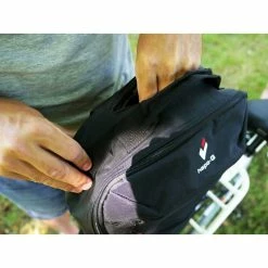 HAPO-G Sac à Dos Sacoche Vélo électrique (fixation MTS Incluse) -Casques vélo Soldes Magasin sacoche convertible sac a dos fixation rapide hapo g