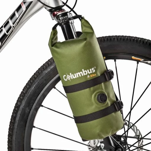 Colombus Sacoche De Fourche Bikepacking étanche 3,5l -Casques vélo Soldes Magasin sacoche de fourche avec support bikepacking etanche 35 litres eco 2