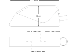 APIDURA Sacoche De Cadre Avec Fixation Racing Top Tube -Casques vélo Soldes Magasin size guide