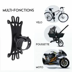 Badawin Support Smartphone -Casques vélo Soldes Magasin support smartphone multifonction