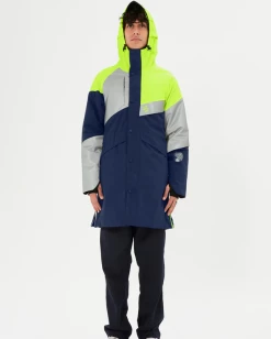 Parka Urban Circus Fluvia -Casques vélo Soldes Magasin urban circus fluvia bleu jaune ex uccr1