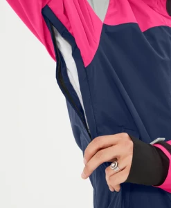 Veste Réversible Urban Circus RE POP -Casques vélo Soldes Magasin veste velo avec aerations aisselle urban circus repop bleu marine rose