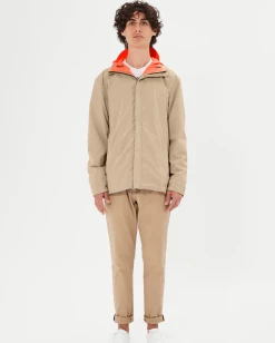 Veste Réversible Urban Circus RE POP -Casques vélo Soldes Magasin veste velo urbain urban circus repop beige orange fluo