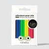 Rainette Réflecteurs Pour Rayons De Vélo Fluo -Casques vélo Soldes Magasin visibilite roue velo reflecteurs fluo couleurs variete colore jour